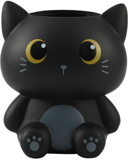 Plastic Pencil Holder Black Cat Itotal | Skroutz.mt