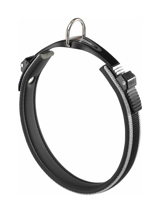 Ferplast Dog Collar Ergocomfort C15/33 A 25÷33cm B 15mm Silver Micro Adjustment System Perfect Fit for Dogs Up to 20 kg