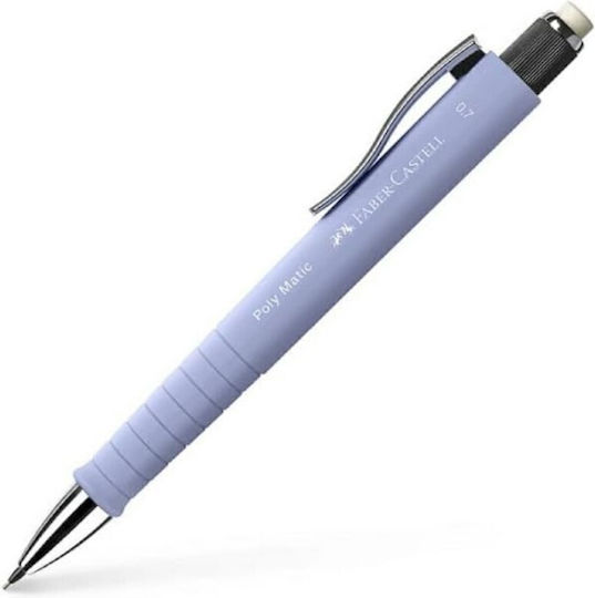Mechanical Pencil 0.7mm Poly Matic Pale Iris 133327 Faber Castell 4005401333272