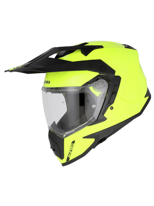 Acerbis Assault Fluo Yellow Κράνος Μηχανής Full...