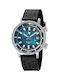 Lip Watches Мъжки Часовник Автоматичен с Черен Каучукова Каишка