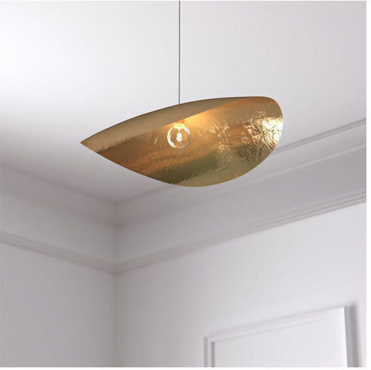 Hängelampe Gold 56x42x123cm.