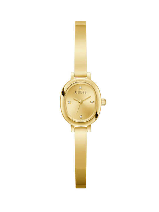 Guess Womens Watch 21mm Battery With Gold Steel...