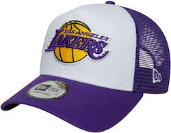 New Era NBA LA Lakers Side Patch Verstellbare Trucker-Kappe Lila New Era NBA LA Lakers Side Patch Verstellbare Trucker-Kappe Lila