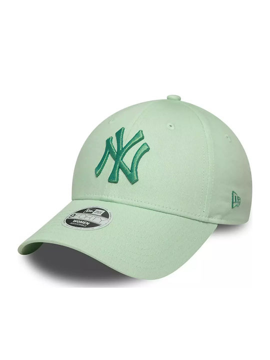 New Era Metallic Logo 9forty Cap New York Yankees Green Women