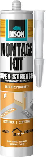 Bison Montagekit Super Σφραγιστική Σιλικόνη Μπεζ 350gr