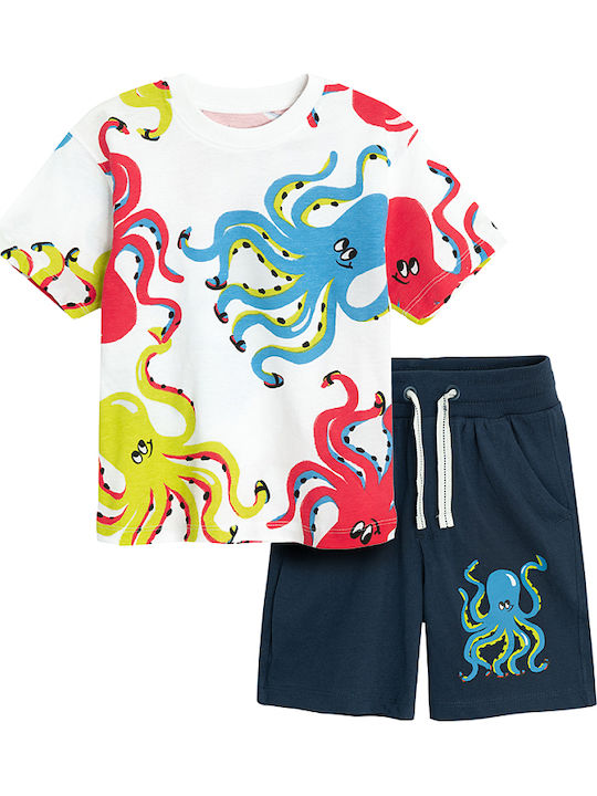 Kids' Set with Shorts Summer 2pcs Navy Blue