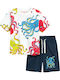 Kids' Set with Shorts Summer 2pcs Navy Blue