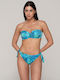 Strapless Bikini Top με Ενίσχυση Blue Jay