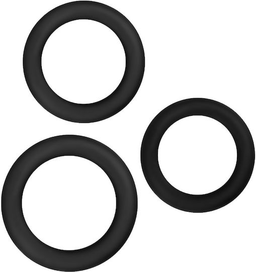 Cock Ring Ns Novelties Renegade Black S M L