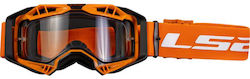 Ls2 Aura Enduro Series Mask Orange