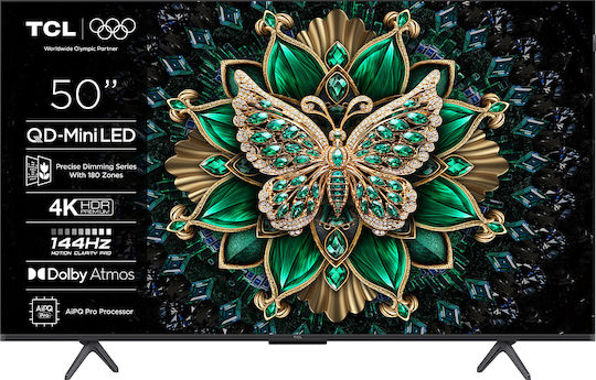 TCL Smart Τηλεόραση 50" 4K UHD Mini LED C6K HDR (2025) 50C6K