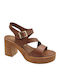 Sandals Tabac Brown