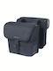 Basil Double Bicycle Rack Bag Black