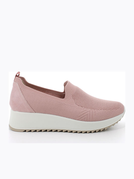 Imac Анатомични Дамски Slip-On Кожени Розови