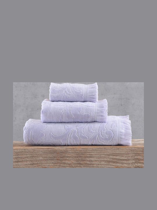 Rythmos Bath Towel Set 3pcs Sienna Lilac Weight...
