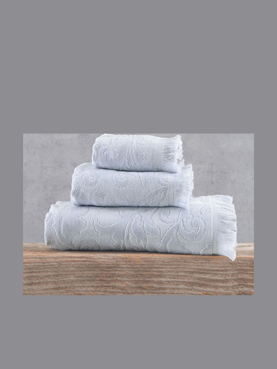 Rythmos Bath Towel Set 3pcs Sienna Light Gray W...