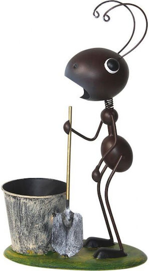 Gartendekoration Magichome Ameise Schaufel Eimer Metall 25x14x44 cm