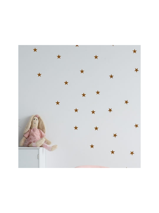 Wall Stickers For Nursery-kids Room Stars Set Of 26pcs. 6x6cm. - Silver