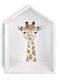 Kids Wall Mount Shelf Beige 28x39.5x14cm