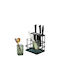 Metallic Black Cutlery Drainer 22x18x20cm