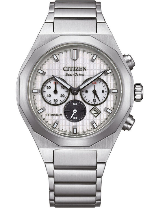 Citizen Men's Watch Chronograph Battery with Silver Metal Bracelet