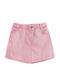 Kinder Rock aus Jeans Rot