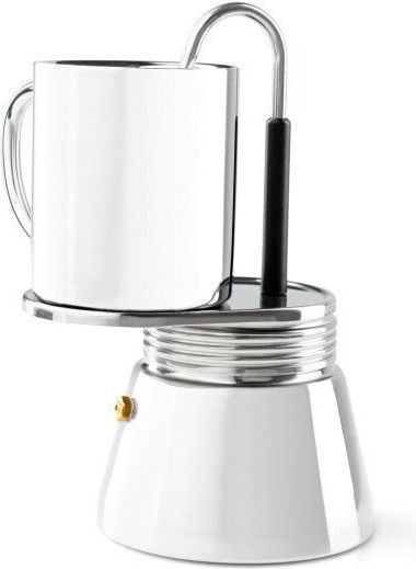 Gsi Outdoors Miniespresso 4 Cup Coffee Maker Polished