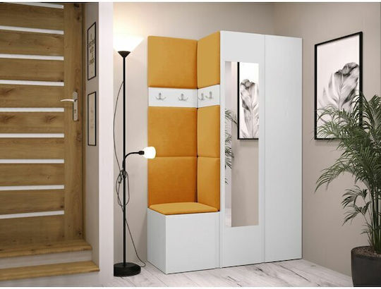 Hartford 350 Entry Furniture with Mirror & Hanger Aspro 116x44x186cm