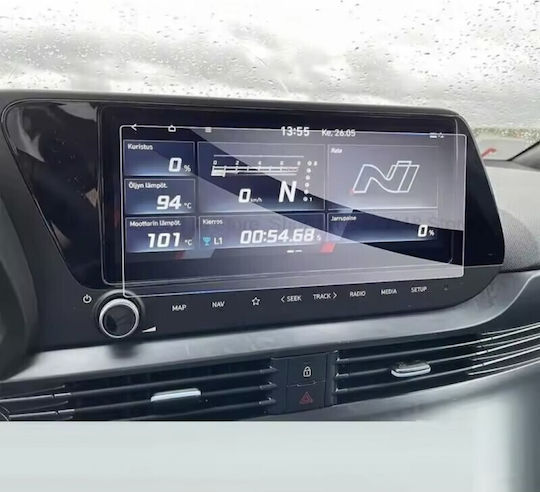 Panzerglas Displayschutzfolie Hyundai I20 2021-2022 10,25 Zoll Auto GPS Navigation Kratzfest Anpassung