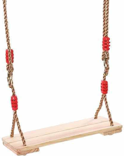 Leagăn Atârnare Din Lemn 213x16.2x16.2 cm Pentru 3+ Ani Maro
