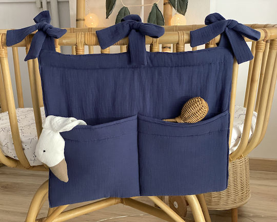 Velvet White Kinderzimmer-Aufbewahrungskörbe Blauen