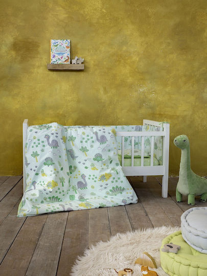 Nima Cotton Baby Quilt Zooborn 100x140cm Beige