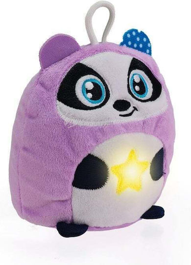 Baby Clementoni Animăluț Twinkle Twinkle Little Badger Din Țesătură Cu Lumină și Sunete Pentru Nou-Născuți