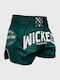 Wicked1 Men's Kick/Thai Boxing Shorts Black