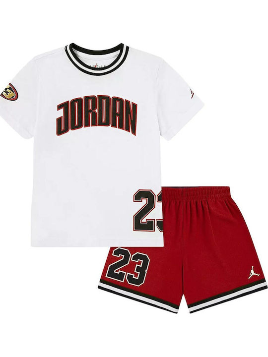 Kids' Set with Shorts Summer 2pcs Red