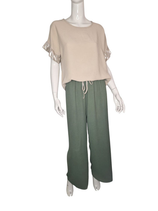 Women's Khaki Set with Pants