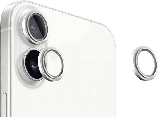 Evelatus Προστασία Κάμερας Tempered Glass Λευκό για το iPhone 16, iPhone 16 Plus
