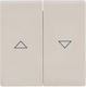 Abb Savan Wall Switch for Rolling Shutters with Frame