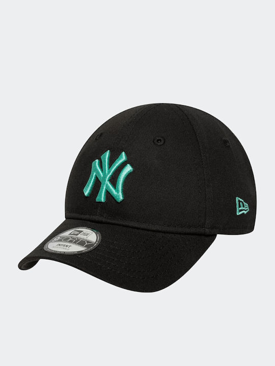 New Era Kinderhut Jockey Stoff York Yankees Schwarz