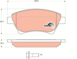 Σετ Τακακια Renault Grand Scenic-kangoo Express-megane-sceni 410601241r-p166