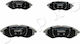 Front Brake Pads Chevrolet Aveo T250-T300-Kalos-Daewoo Kalos Kl 50w07-481
