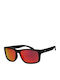 4F Herren Sonnenbrille mit Blau Gestell und Blau Spiegel Linse 4FWSS25ASUNU067-31S