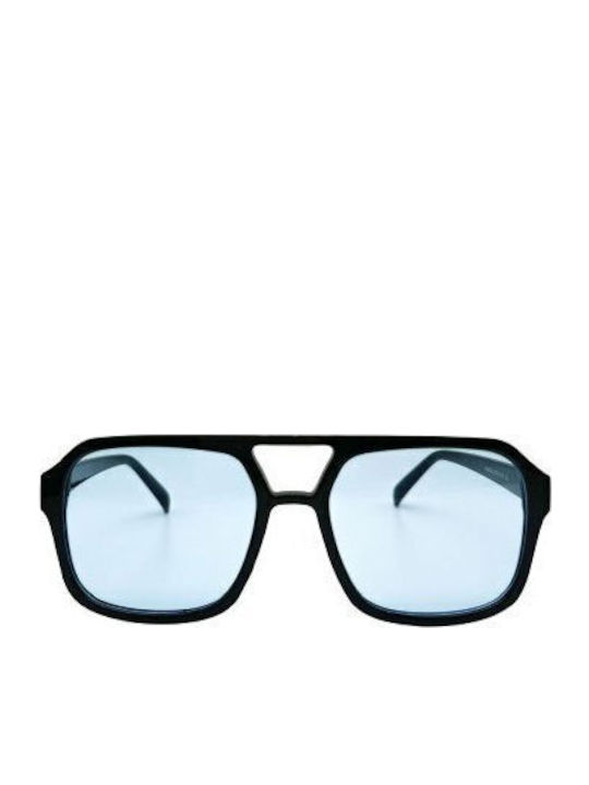 Looks Style Eyewear Γυαλιά Ηλίου Μπλε με Κοκκάλινο Σκελετό
