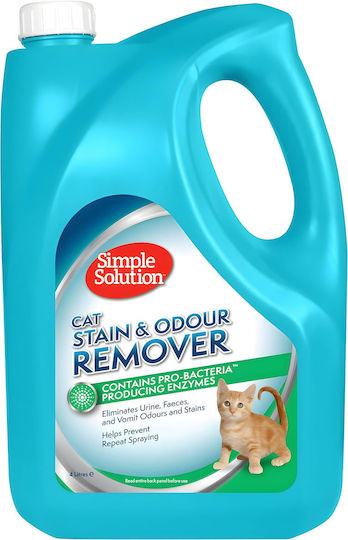 Simple Solution Geruchs- und Fleckenentferner Flüssig für Hunde- und Katzenreinigungsmittel 4000ml