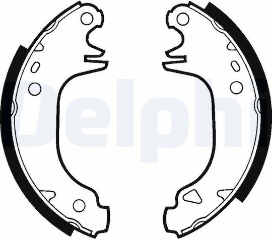 Set of Brake Shoes P 106 205 309 Gf0382-p200
