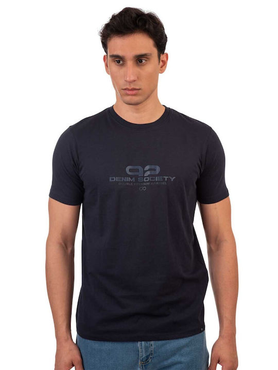 Double T-shirt Μπλε Μαρέν (navy)
