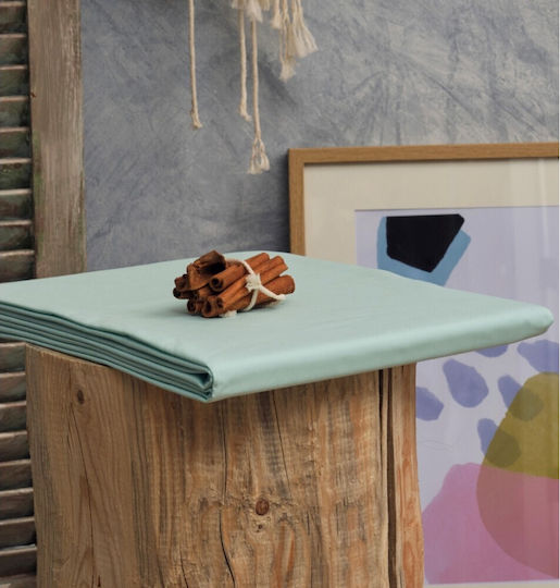 Cokitex Sheet for Single Bed 170x270cm. Melody Mint