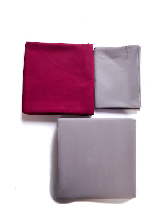 Comfort Σετ Σεντόνια King Size 265x220εκ. Βυσσι...