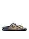 Flache Sandalen für Damen in Schwarz Farbe